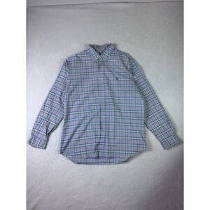 Ralph Lauren Shirt Men 2XL Multi Color Check Button Down Oxford Long Sleeve Pony
